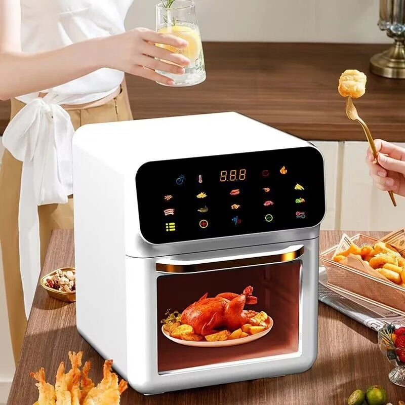 Fritadeira Elétrica Air Fryer 12L com Tela Digital Touch e Sem Óleo - Foto 3