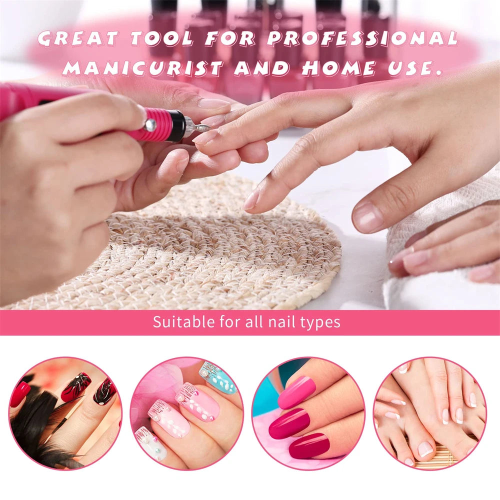 Kit Manicure Pedicure Elétrico com Lixas Intercambiáveis - Foto 14