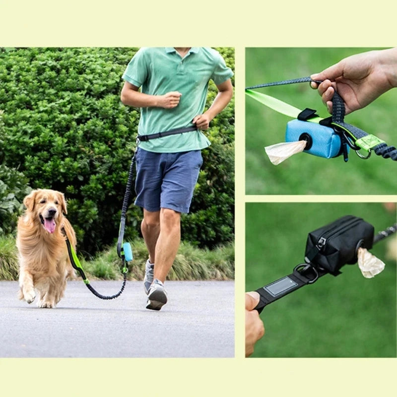 Dispenser de saquinho biodegradável para passeio do cachorro em fundo branco