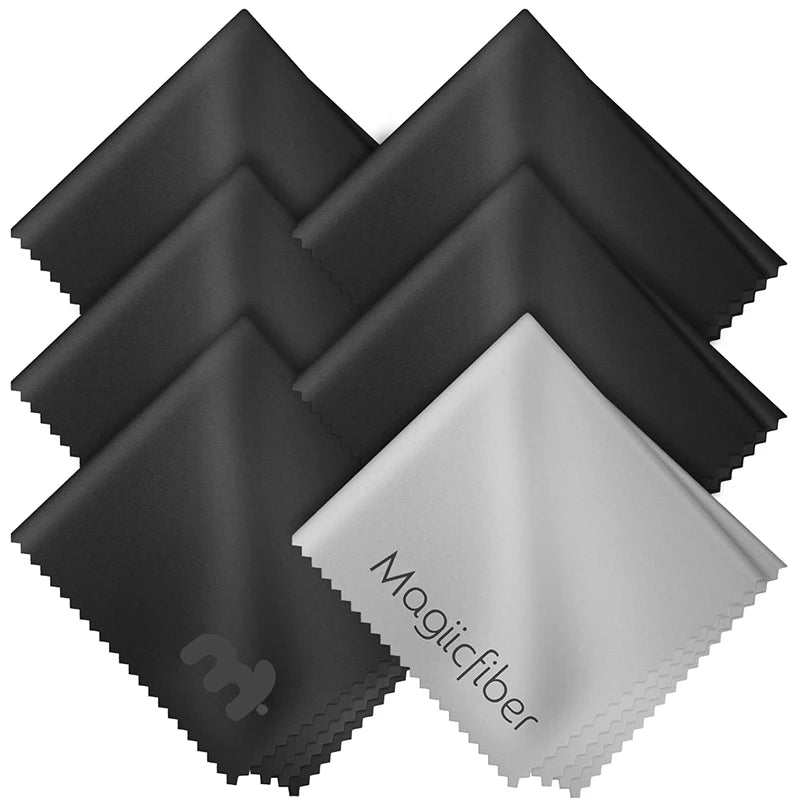 Kit de panos microfibra japonês ultra absorventes em fundo branco