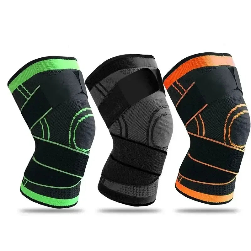 Joelheira Compressão Esportiva Ajustável Par Proteção Tendinite 5