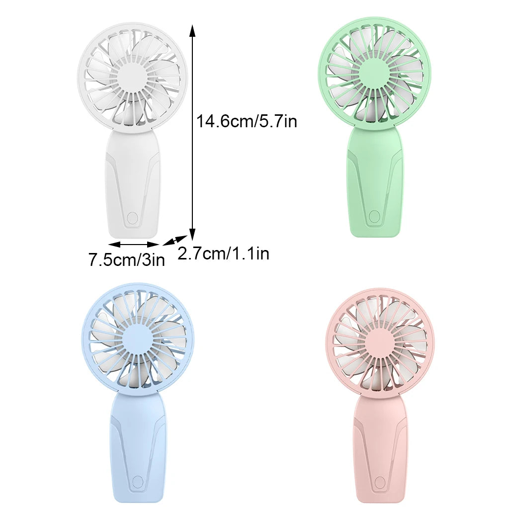 Mini Ventilador Portátil de Mão USB Recarregável - Foto 7