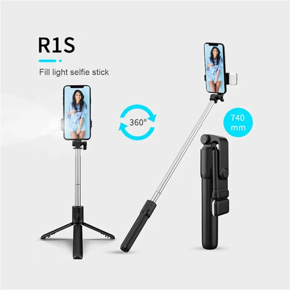 Tripé Selfie Bluetooth com Controle Remoto e Luz LED Ring - Foto 16