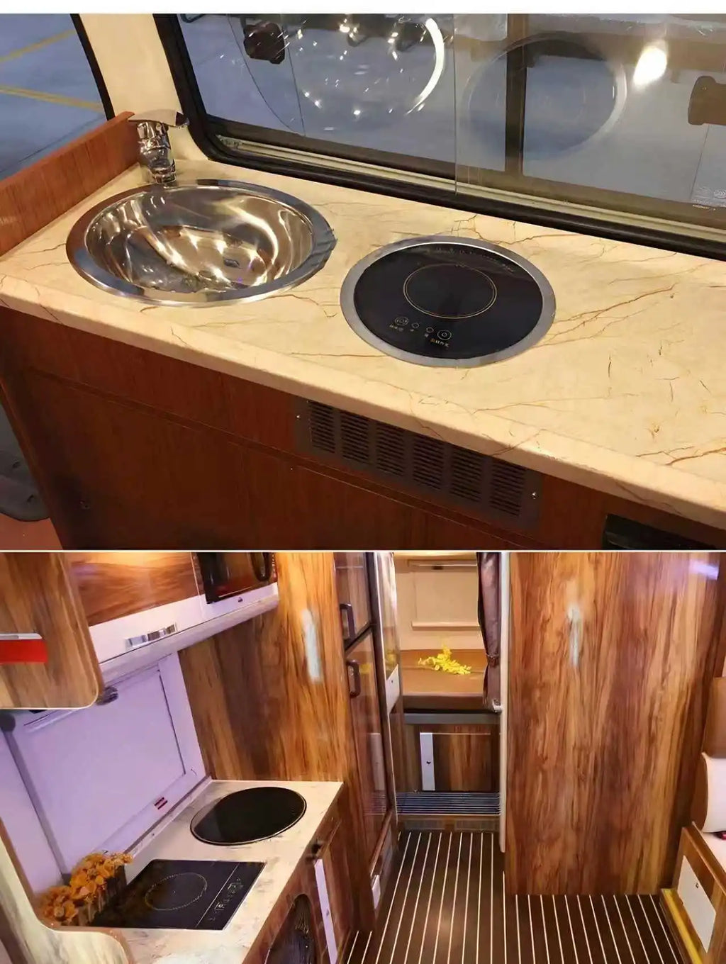 Cooktop de Indução Portátil 1200W Compacto para Camping Barco e Cozinha - Foto 9