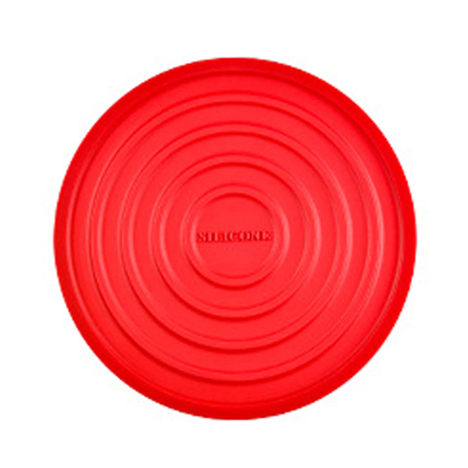 Suporte de silicone para panelas e travessas quentes antiaderente em fundo branco