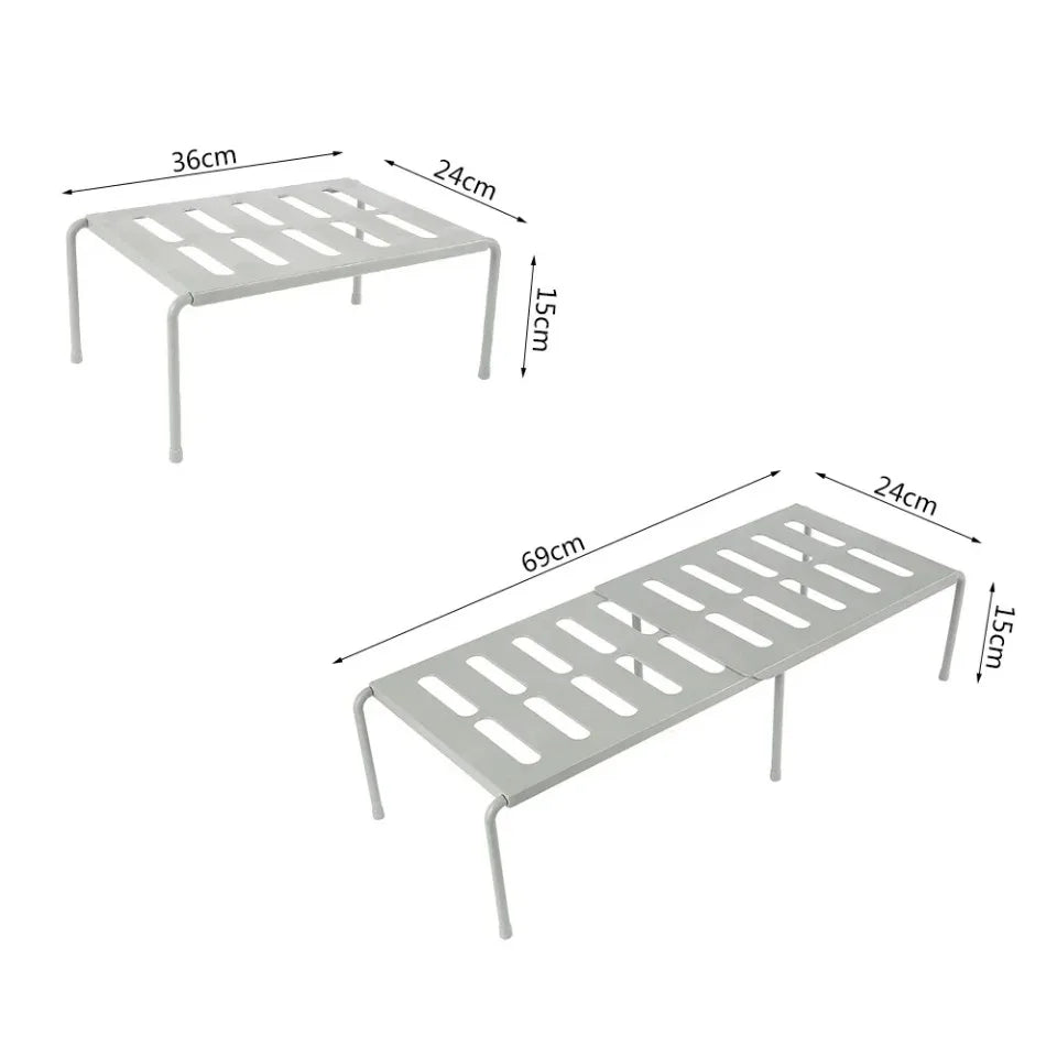 Prateleira Expansível Cozinha Organizador Temperos Dupla Camada - Foto 12