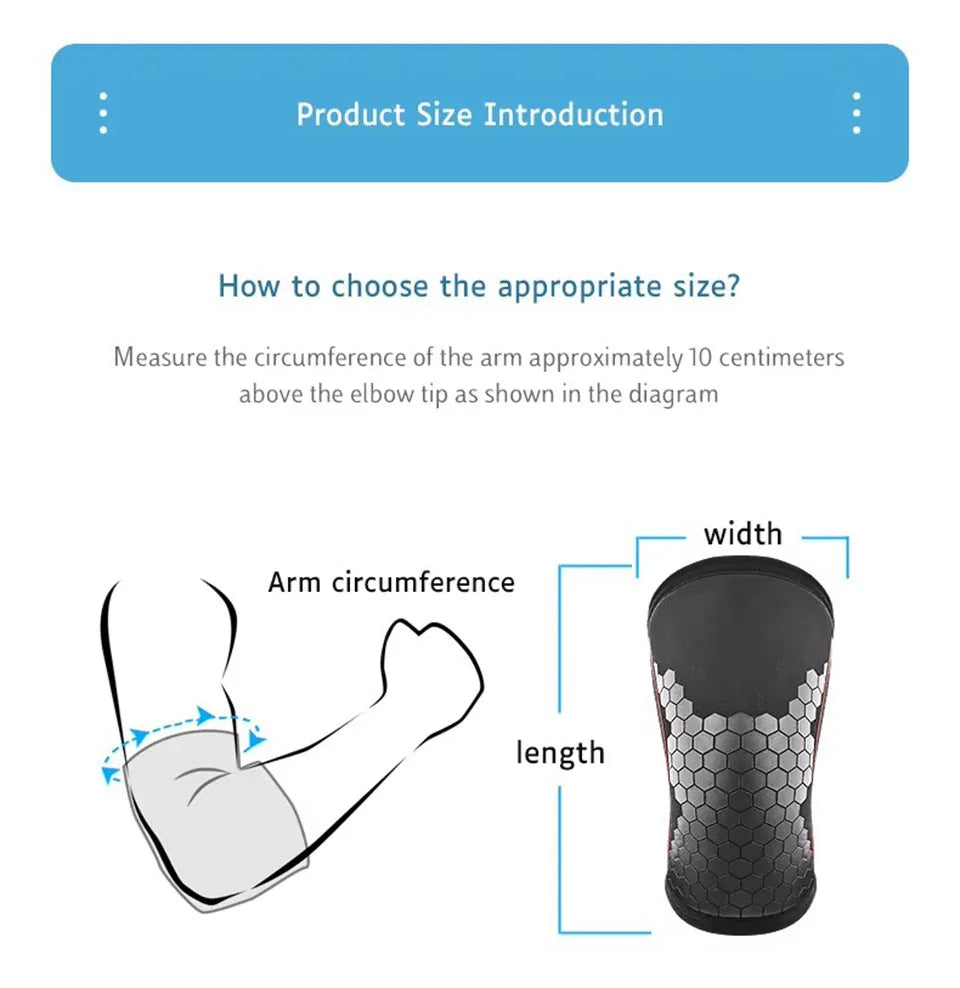 Cotoveleira Compressão Neoprene 7mm Par Musculação e Tênis - Foto 16