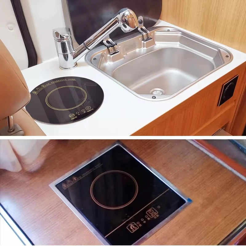 Cooktop de Indução Portátil 1200W Compacto para Camping Barco e Cozinha - Foto 6