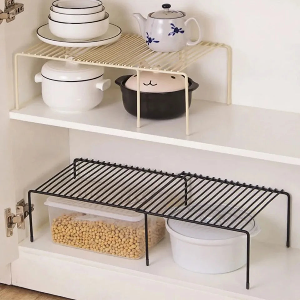Prateleira Expansível Cozinha Organizador Temperos Dupla Camada - Foto 19
