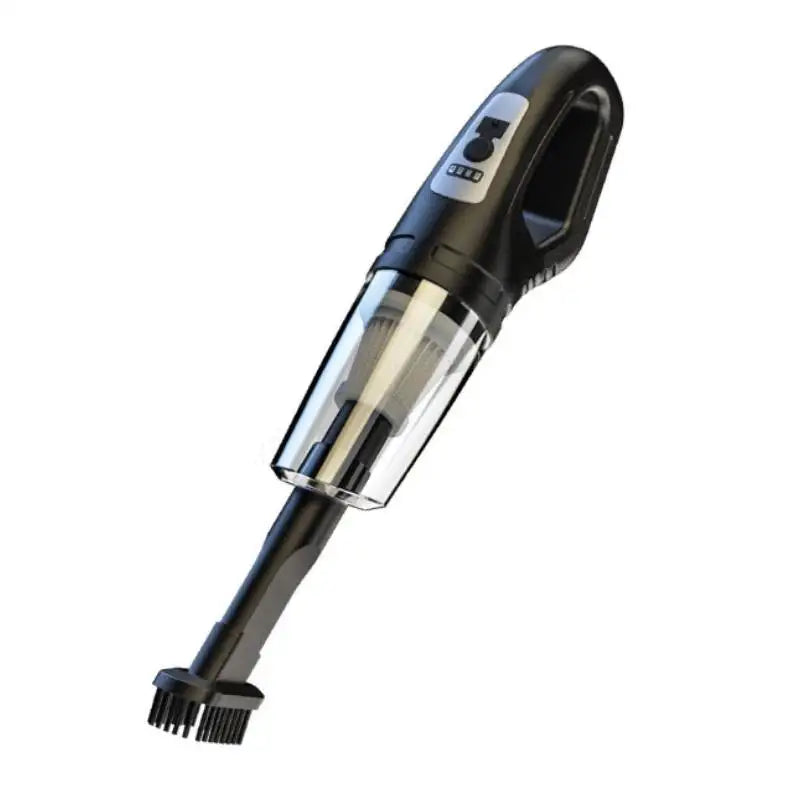 Aspirador automotivo portátil USB 120W sem fio em fundo branco