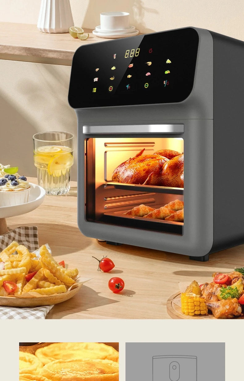 Fritadeira Elétrica Air Fryer 12L com Tela Digital Touch e Sem Óleo - Foto 14