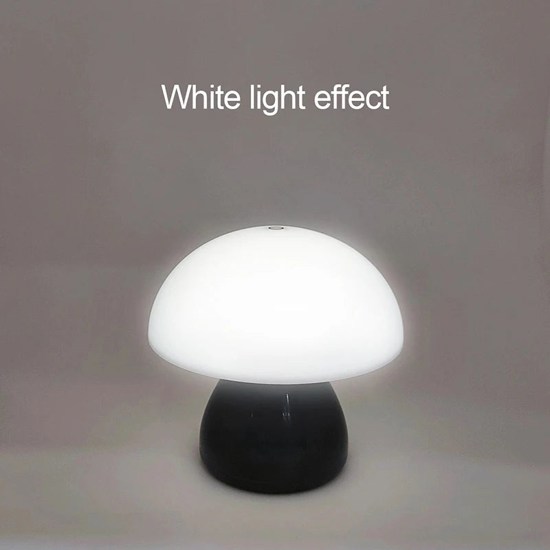 Abajur Cogumelo LED Toque Recarregável Decoração Retrô - Foto 13