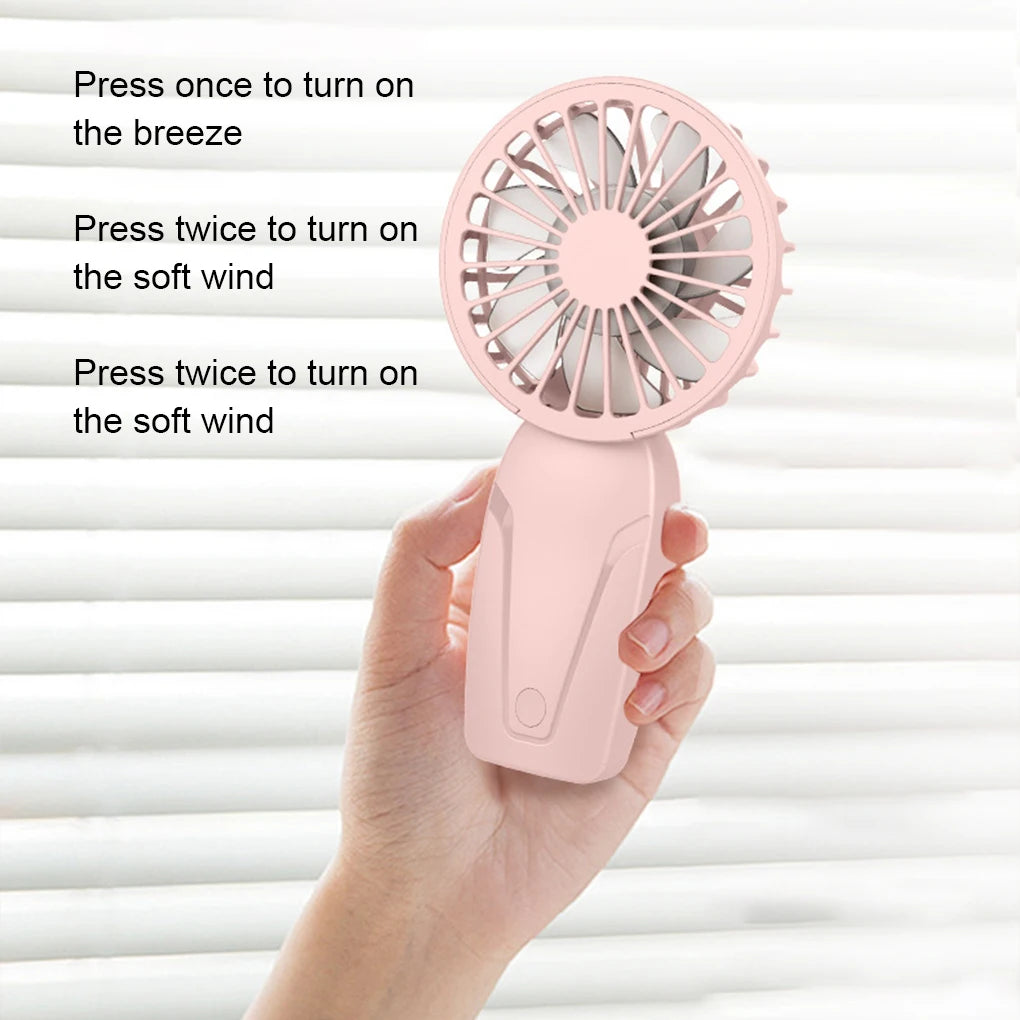 Mini Ventilador Portátil de Mão USB Recarregável - Foto 4