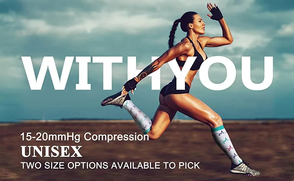 Meia de Compressão 20 a 30 mmHg Varizes Gestantes Par - Foto 15