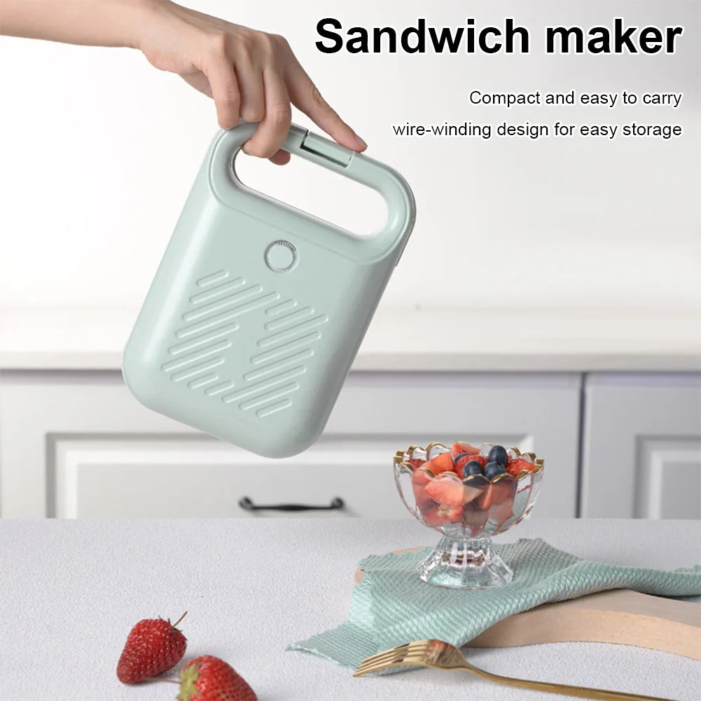 Sanduicheira Elétrica Antiaderente Grill Panini Press Compacta - Foto 1