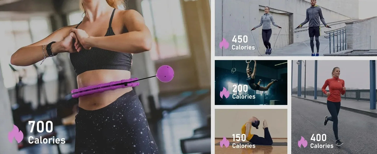 Bambolê Inteligente Ajustável Massageador Abdômen Fitness - Foto 12