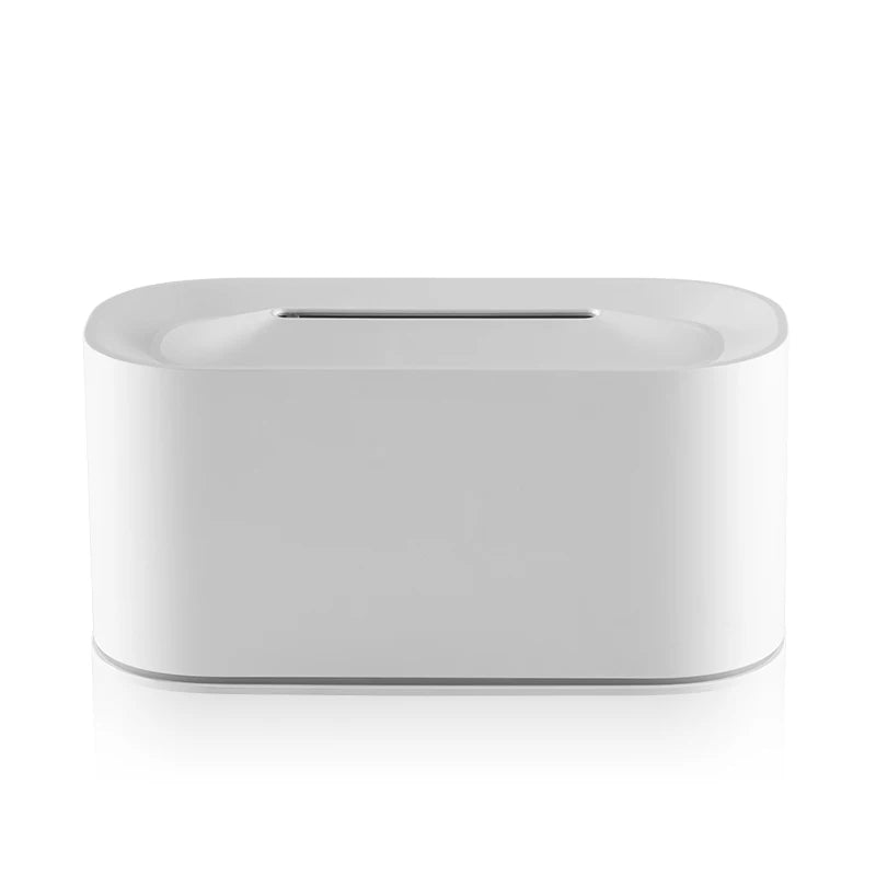Difusor aromatizador vulcão com chama LED em fundo branco