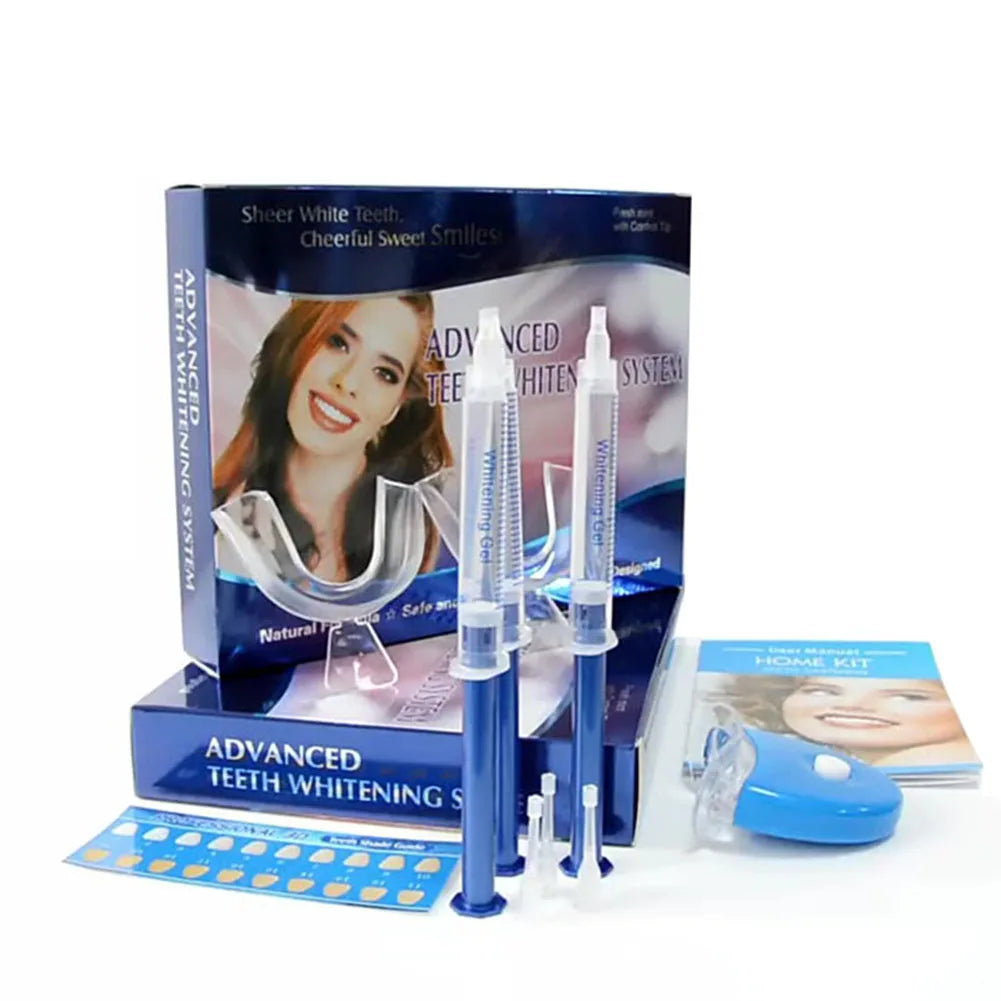 Kit Clareador Dental LED com Gel de Peróxido e Moldeira 5
