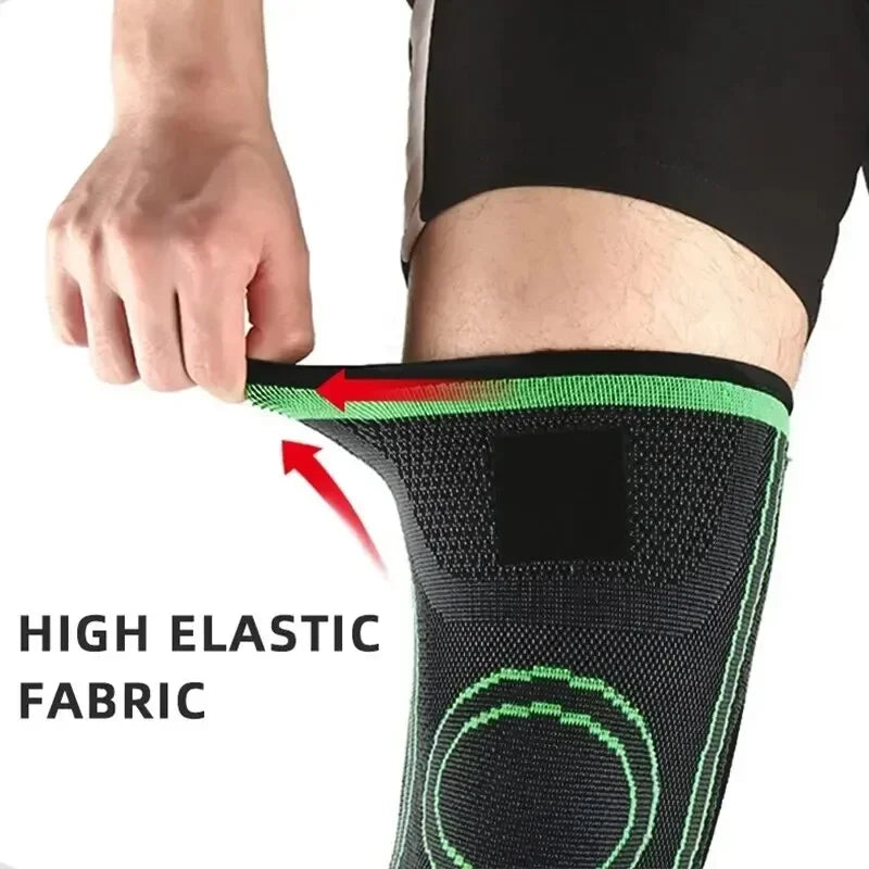 Joelheira Compressão Esportiva Ajustável Par Proteção Tendinite 3