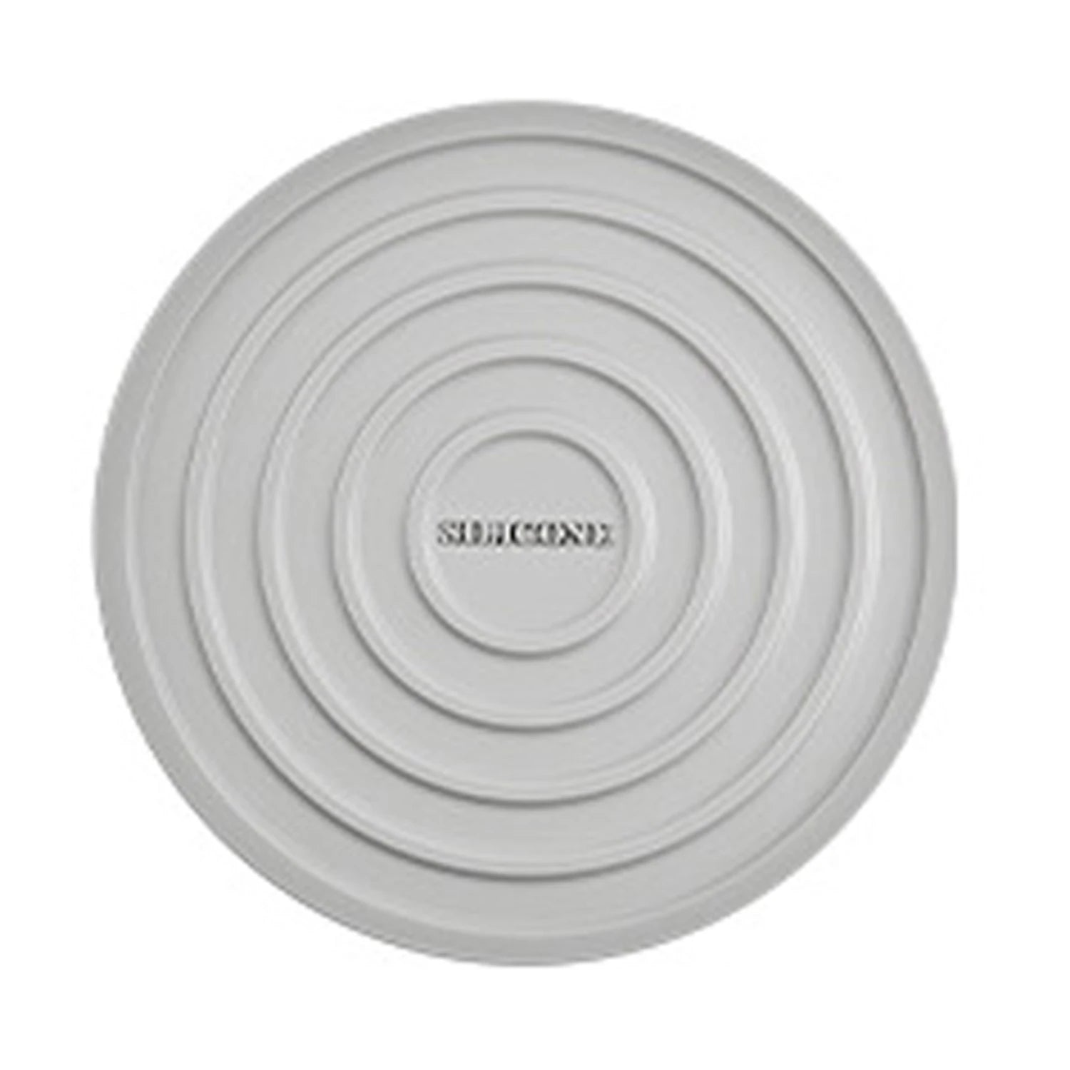 Suporte de silicone para panelas e travessas quentes antiaderente em fundo branco