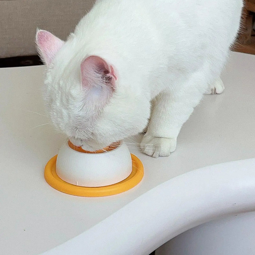 Comedouro Lento para Cães e Gatos com Bola Antiderrapante - Foto 4