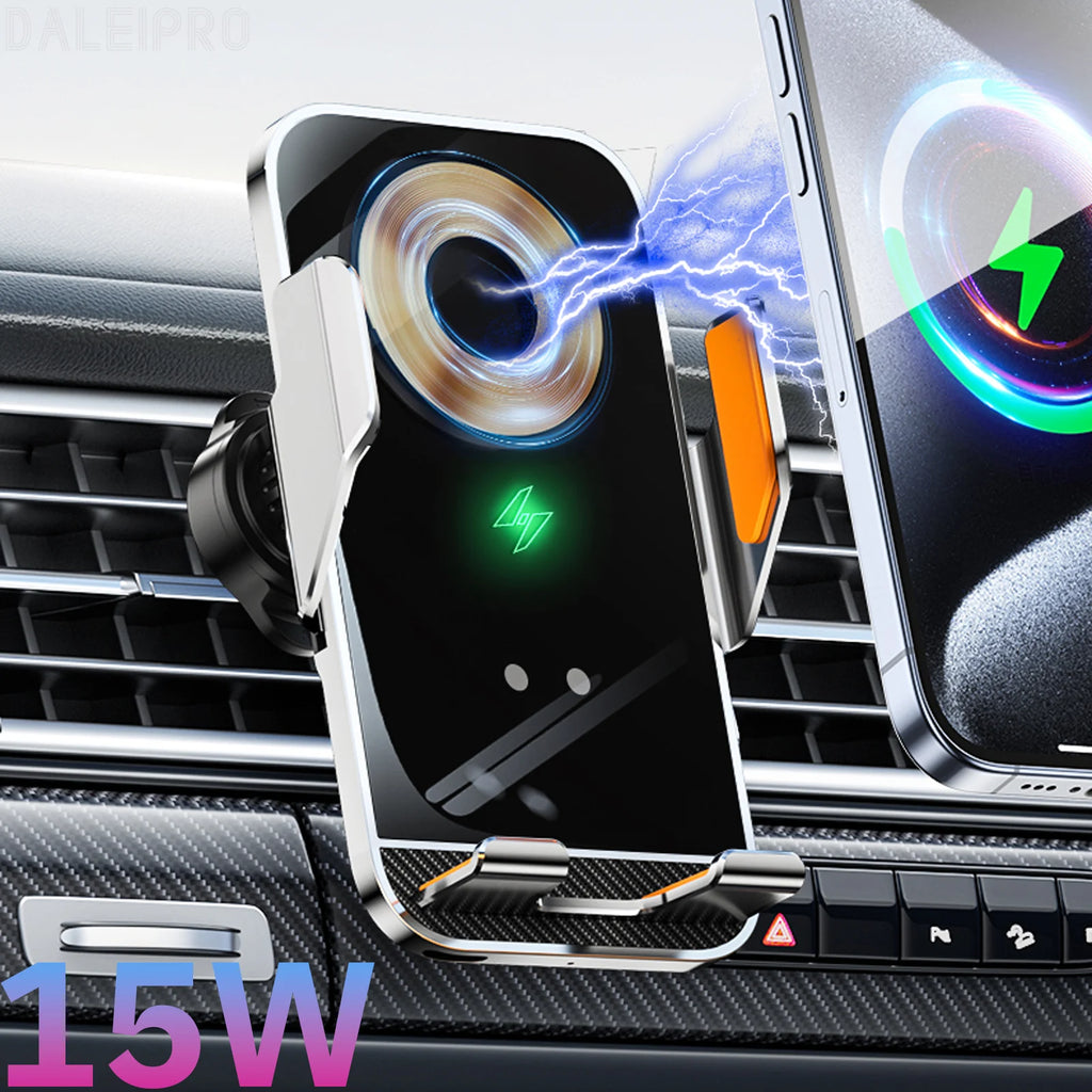 Suporte Veicular para Celular com Carregador Sem Fio Sensor 2