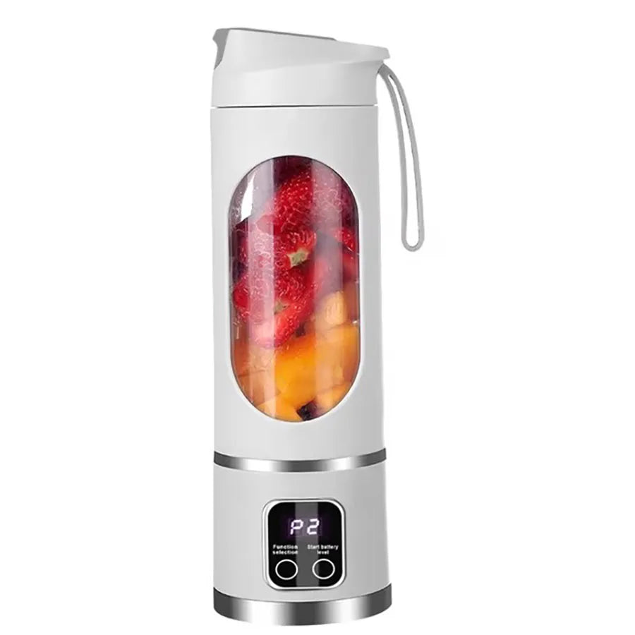 Mixer portátil USB com display digital 12 lâminas em fundo branco