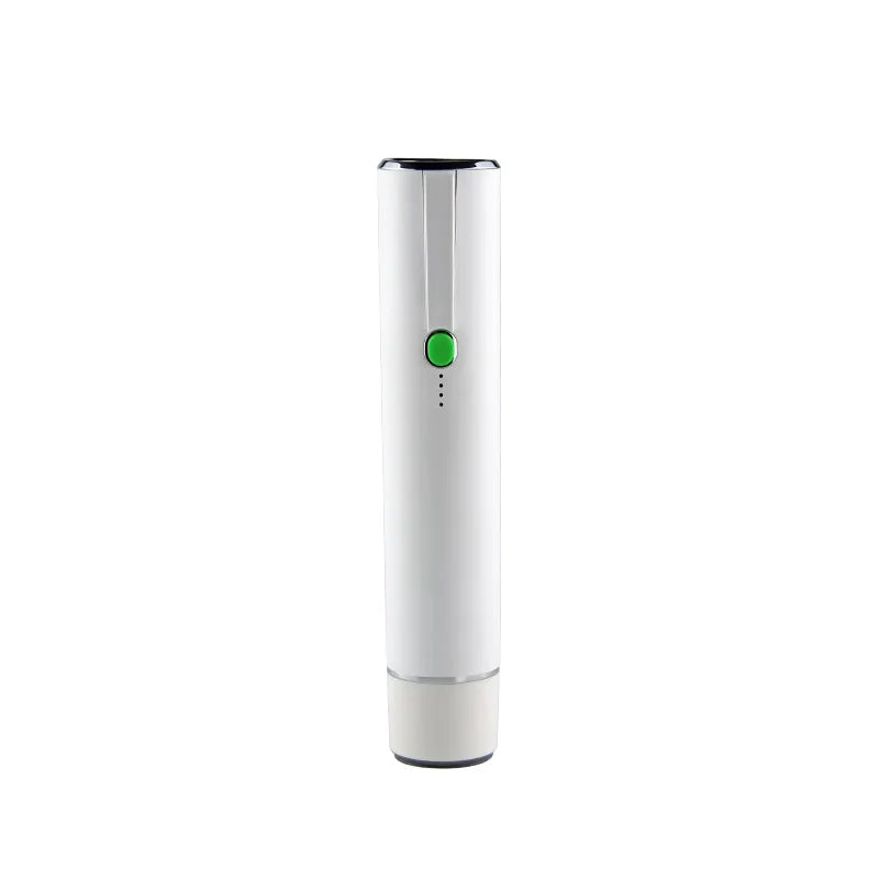 Seladora a vácuo portátil manual elétrica para alimentos em fundo branco