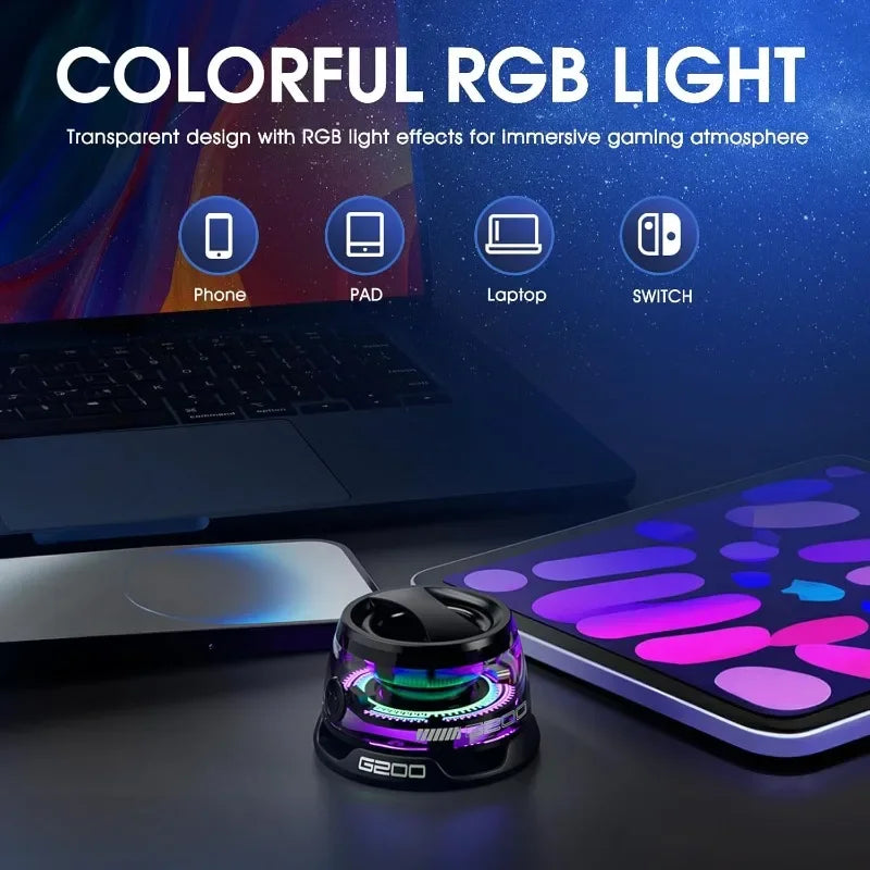Caixa de Som Bluetooth Magnética Portátil com Luz RGB - Foto 6