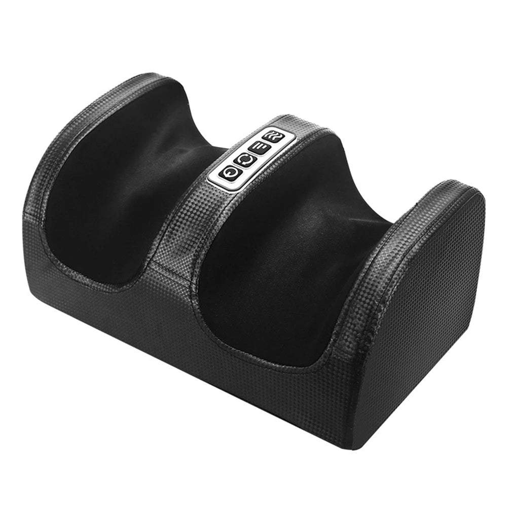 Massageador shiatsu elétrico para pés com aquecimento em fundo branco