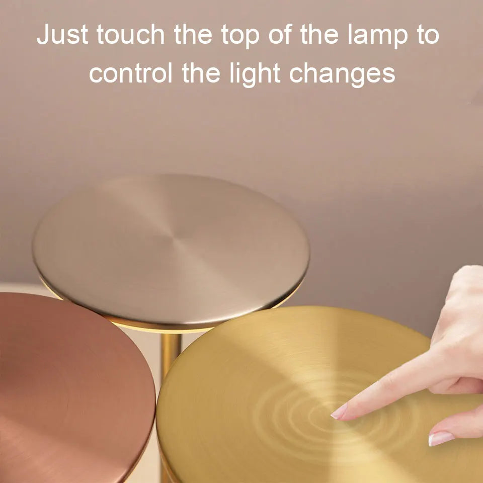 Luminária LED de Mesa Sensor Toque Recarregável USB - Foto 4