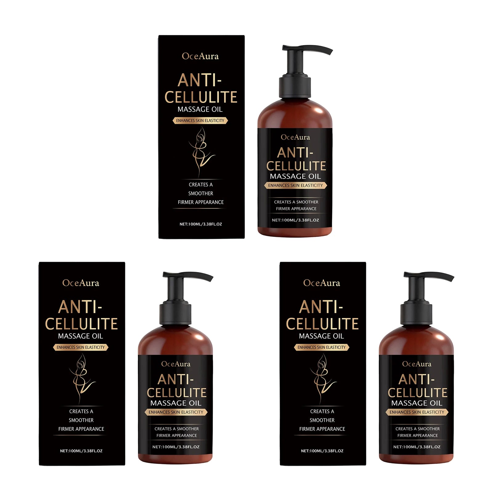 Óleo Corporal Firmador Anticelulite Massagem Redutor - Foto 17