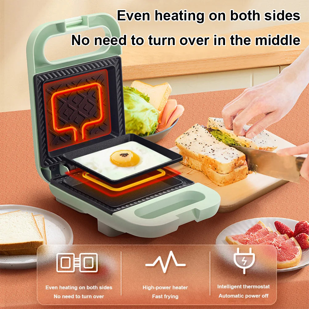 Sanduicheira Elétrica Antiaderente Grill Panini Press Compacta - Foto 3