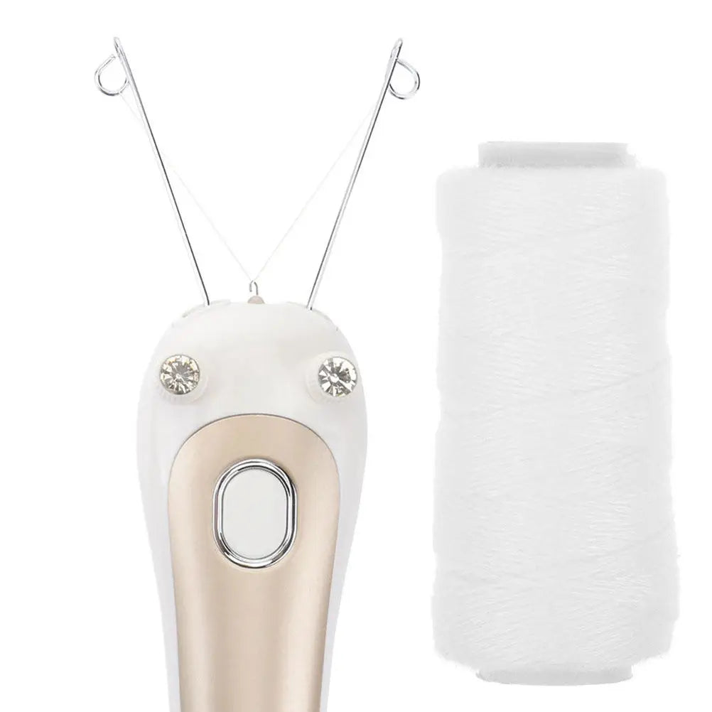 Kit Linha Egípcia Depilação Facial 5 Rolos Algodão Natural 4