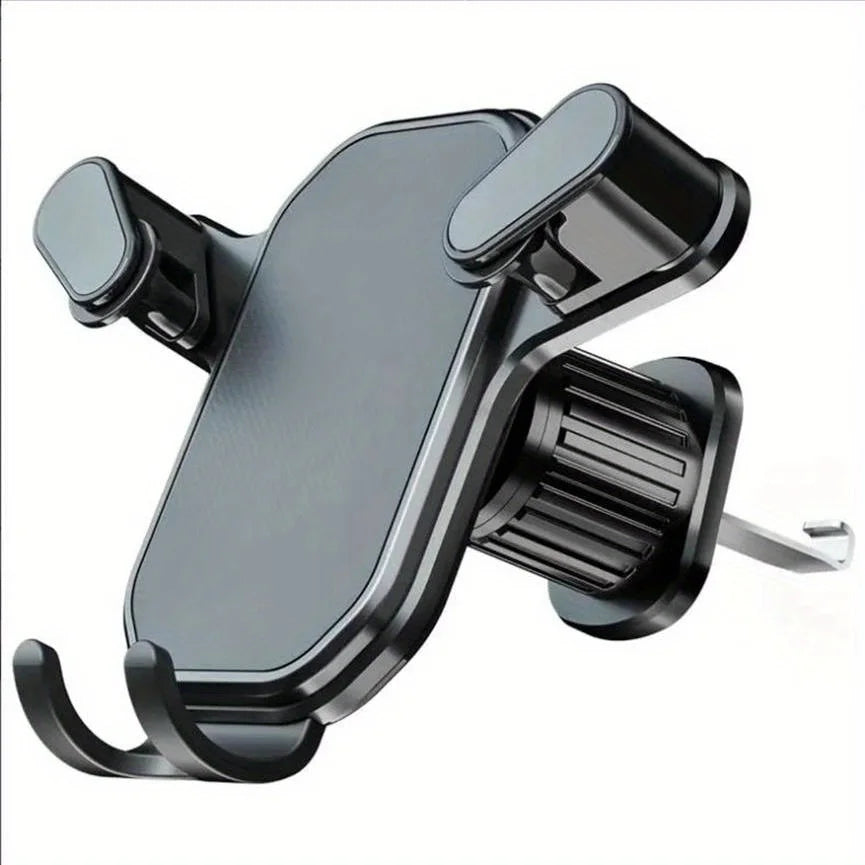 Suporte veicular de celular para saída de ar em fundo branco