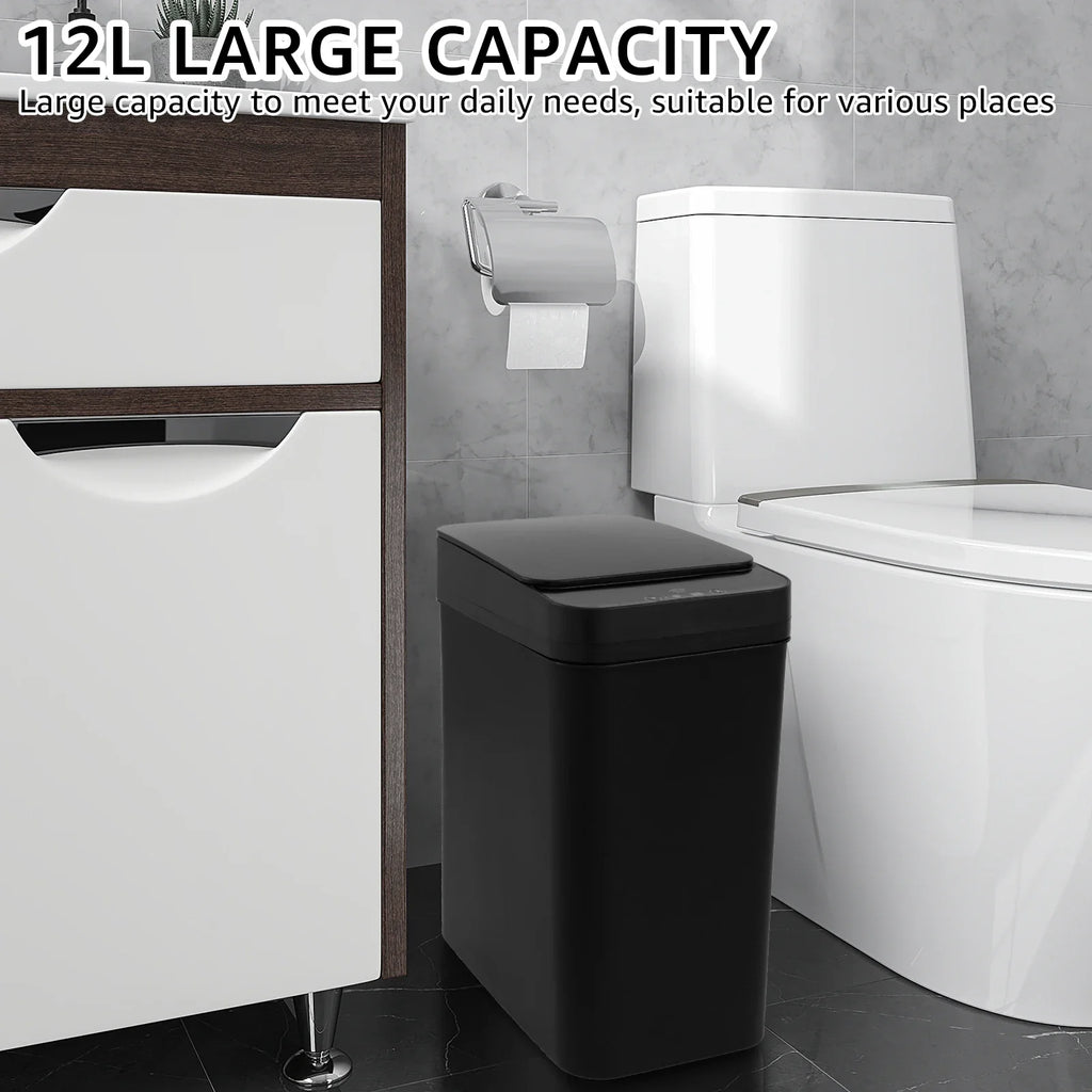 Lixeira Automática Sensor de Movimento 12L Cozinha e Banheiro 7