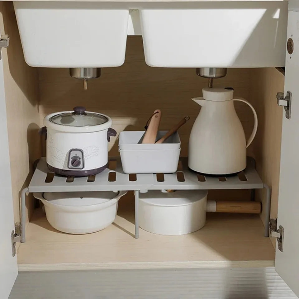 Prateleira Expansível Cozinha Organizador Temperos Dupla Camada - Foto 15