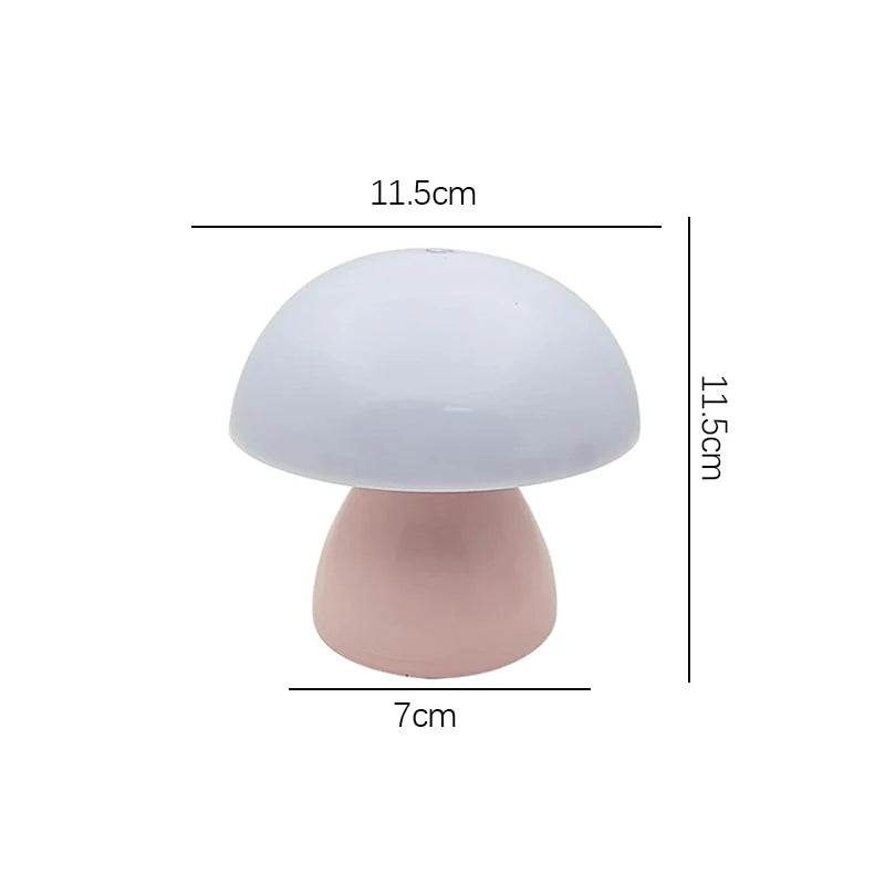 Abajur Cogumelo LED Toque Recarregável Decoração Retrô - Foto 18