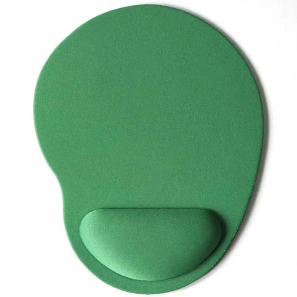 Mouse pad ergonômico com apoio de pulso em gel em fundo branco