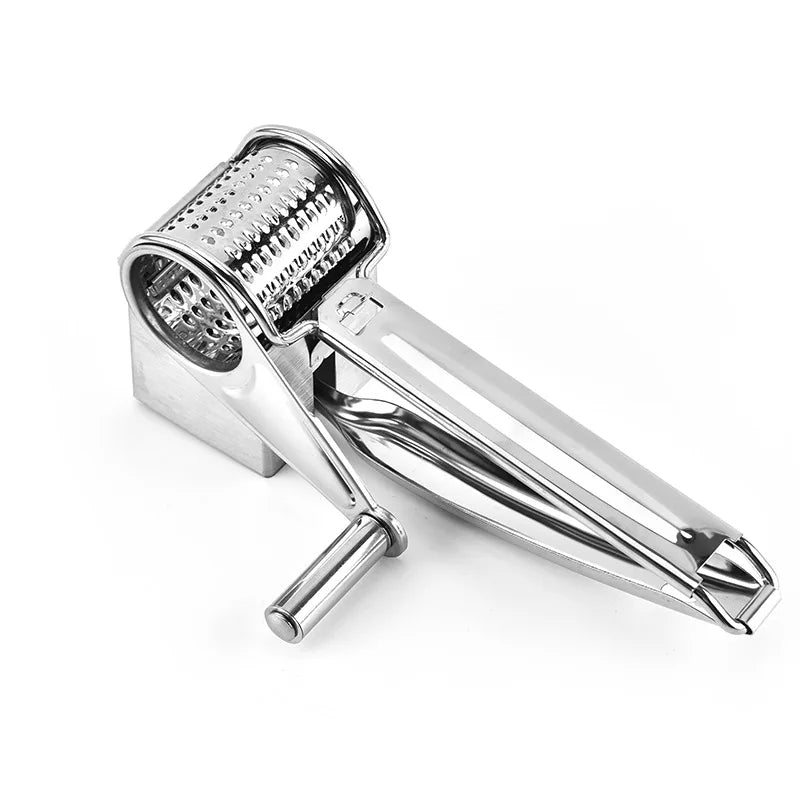 Ralador Rotativo Manual Inox 3 Cilindros para Queijo e Legumes - Foto 16