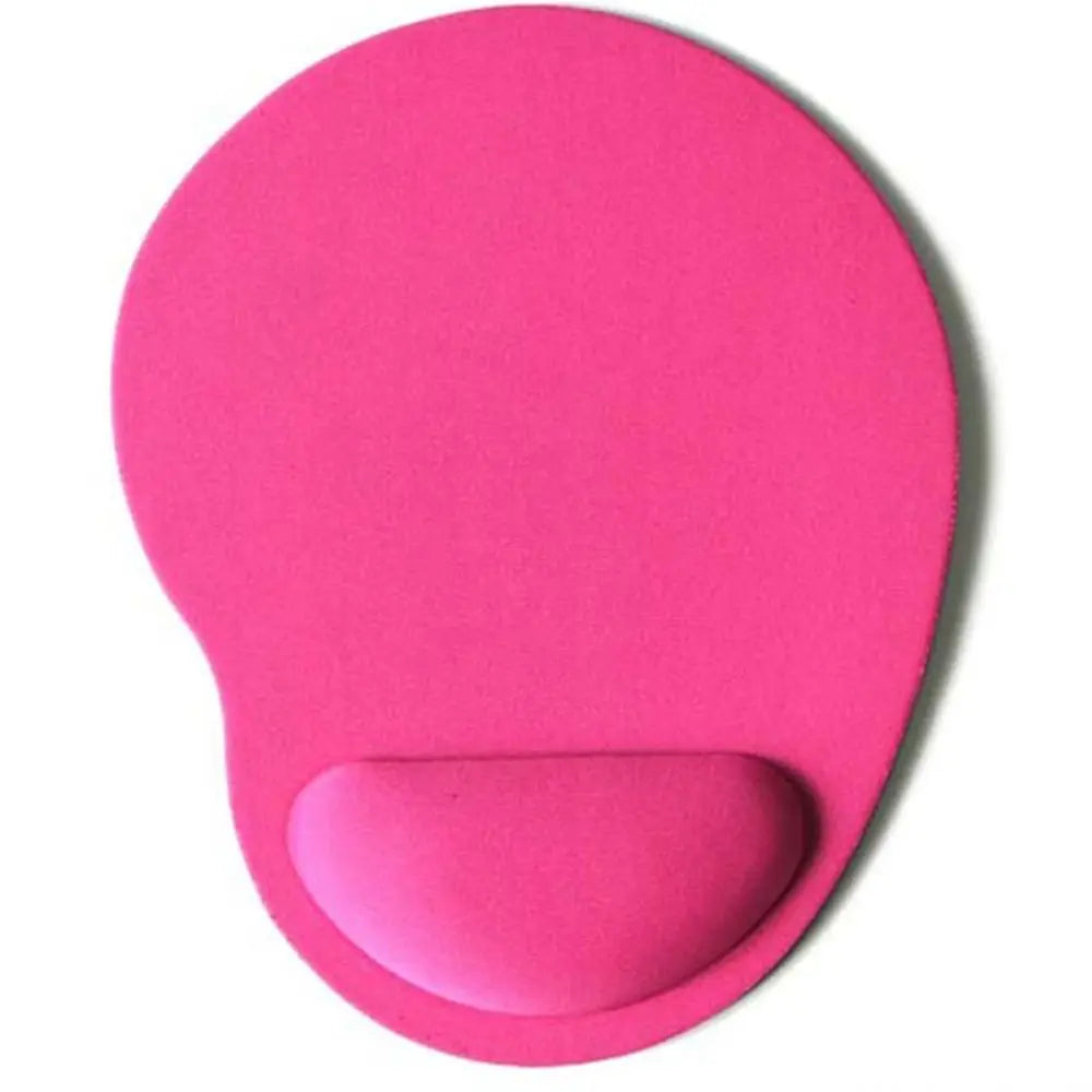 Mouse pad ergonômico com apoio de pulso em gel em fundo branco