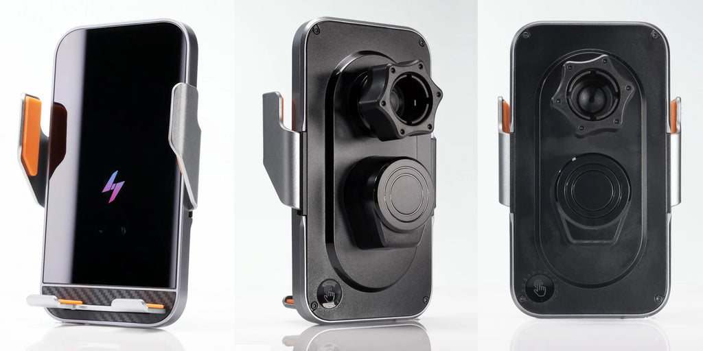 Suporte Veicular para Celular com Carregador Sem Fio Sensor 9