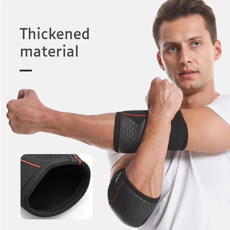 Cotoveleira Compressão Neoprene 7mm Par Musculação e Tênis 5
