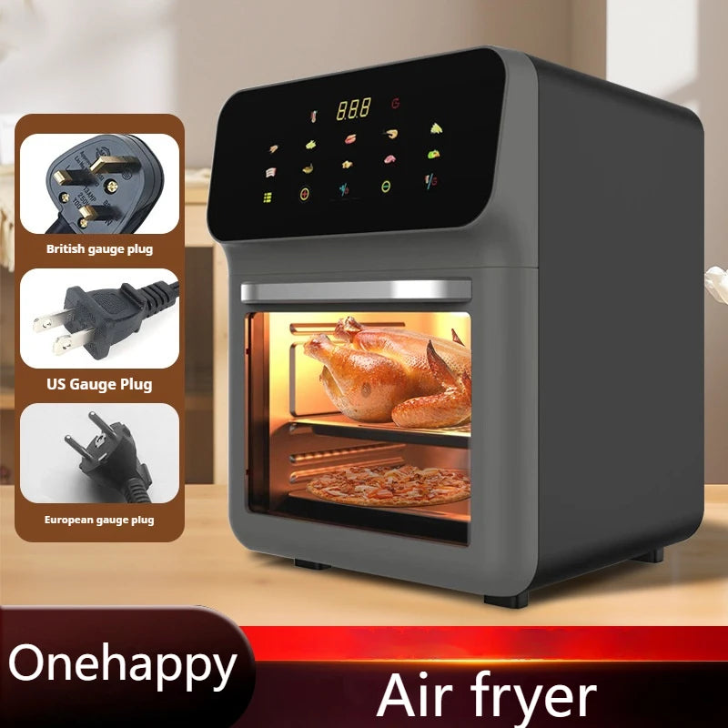 Fritadeira Elétrica Air Fryer 12L com Tela Digital Touch e Sem Óleo - Foto 2