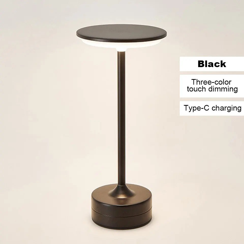 Luminária LED de Mesa Sensor Toque Recarregável USB - Foto 14