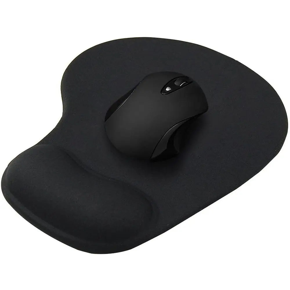 Mouse pad ergonômico com apoio de pulso em gel em fundo branco
