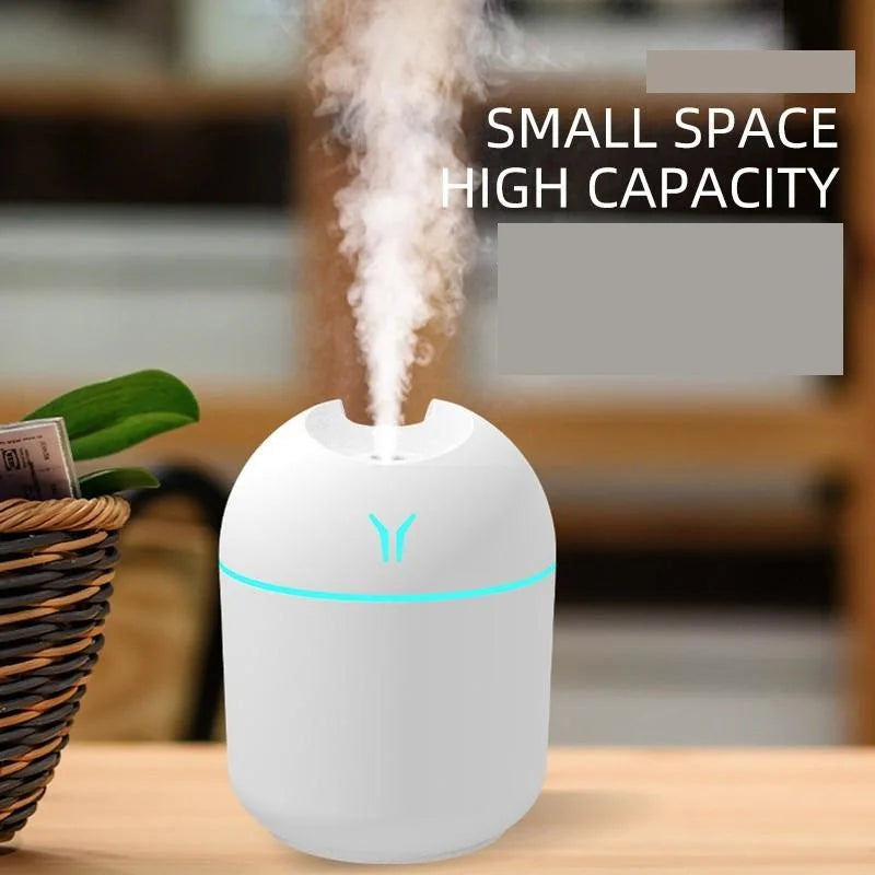 Umidificador Aromatizador USB Mini 250ml LED 7 Cores 2