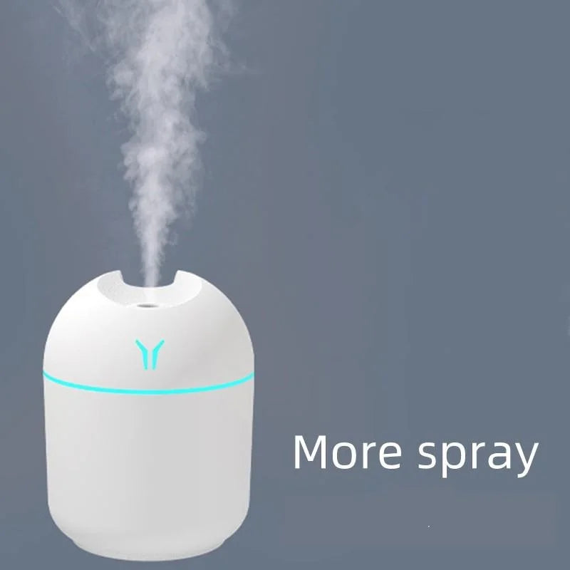 Umidificador Aromatizador USB Mini 250ml LED 7 Cores 4