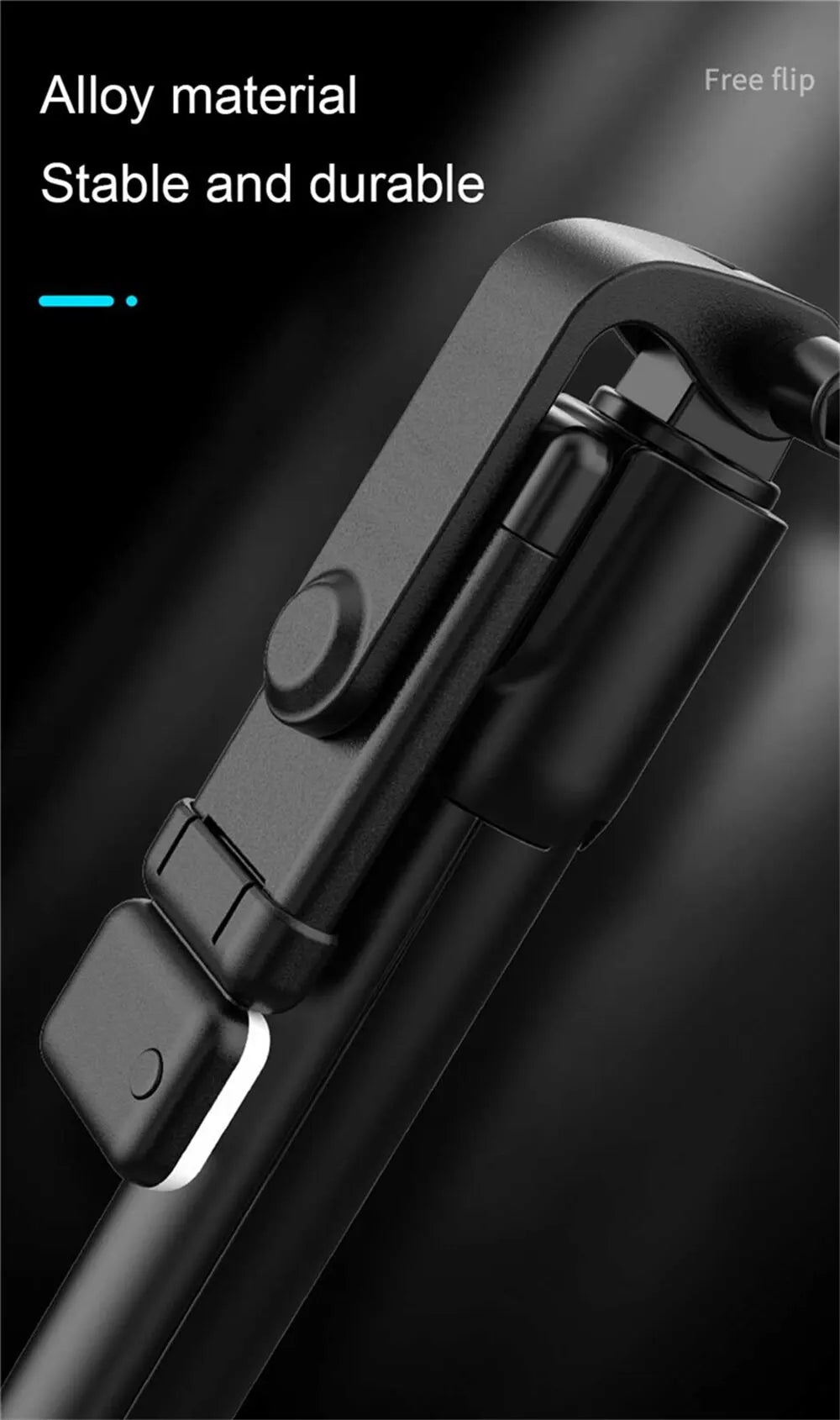 Tripé Selfie Bluetooth com Controle Remoto e Luz LED Ring - Foto 17