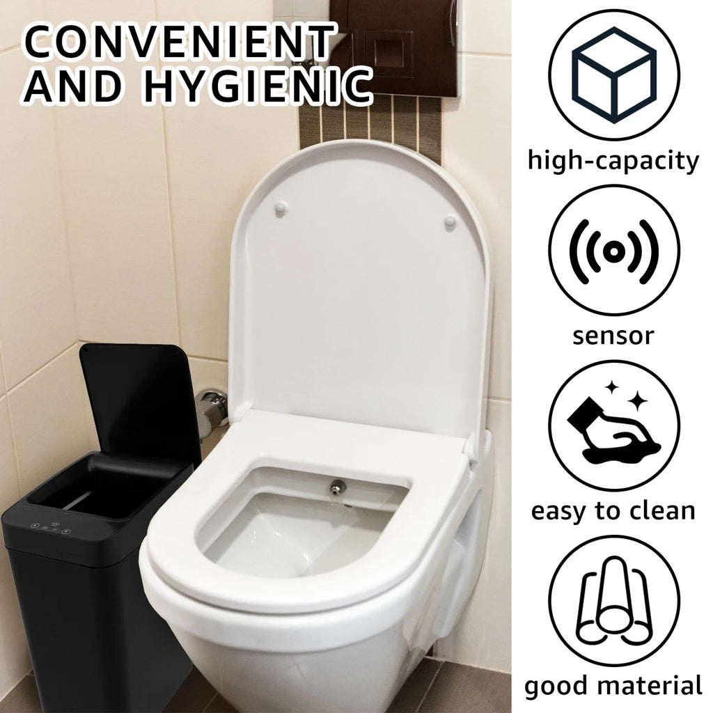 Lixeira Automática Sensor de Movimento 12L Cozinha e Banheiro - Foto 14